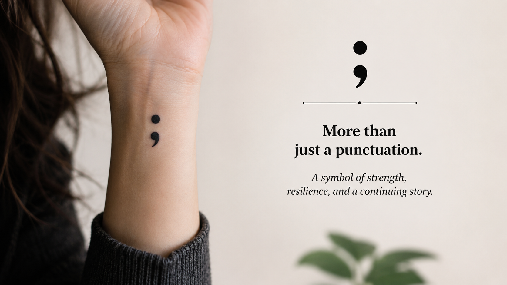 Semicolon Tattoo Meaning