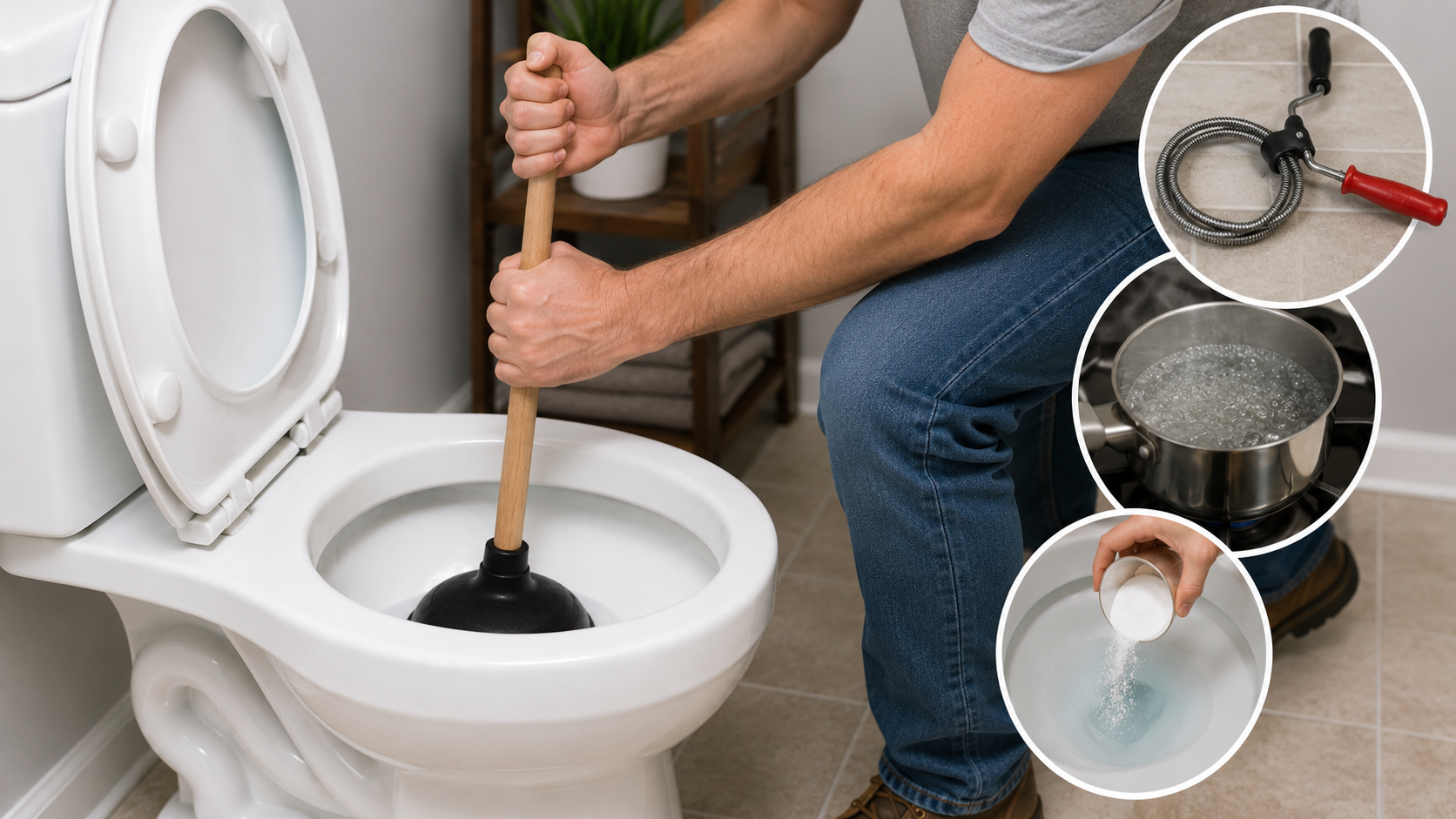 How to unclog a toilet