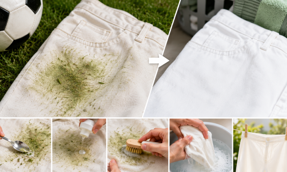 How to Remove Grass Stains