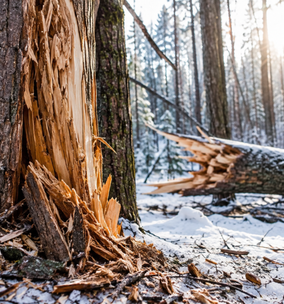 exploding trees